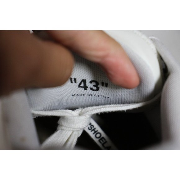 Off-White Out Of Office "OOO" For Walking Low Tops Mens EU 43 US 10 H605 - Picture 9 of 10